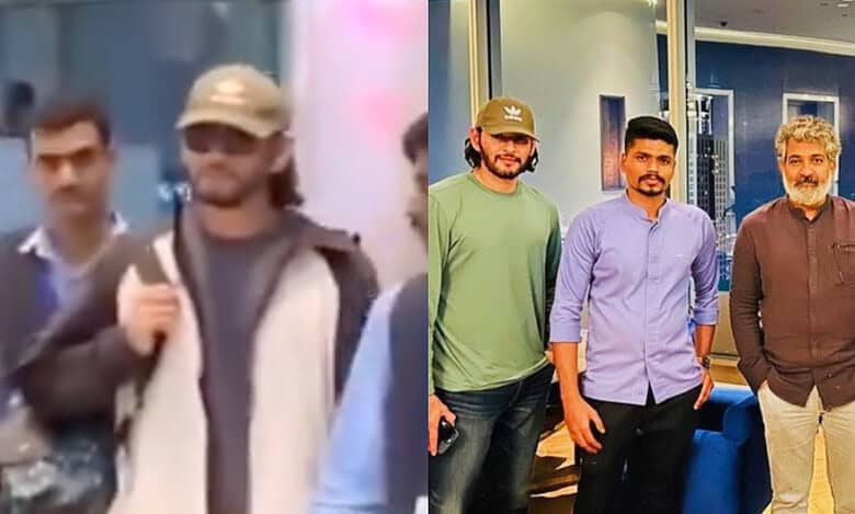 Celeb sightings: Mahesh Babu, SS Rajamouli at Hyderabad airport