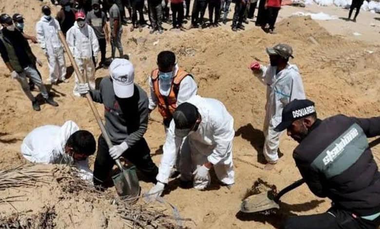 UN rights chief 'horrified' by reports of mass graves in Gaza hospitals