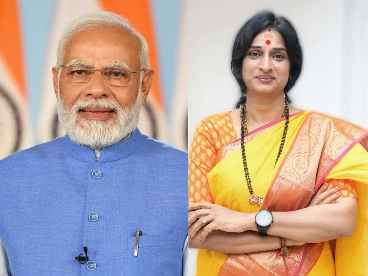 PM Modi lauds Owaisi's Hyderabad seat challenger Madhavi Latha