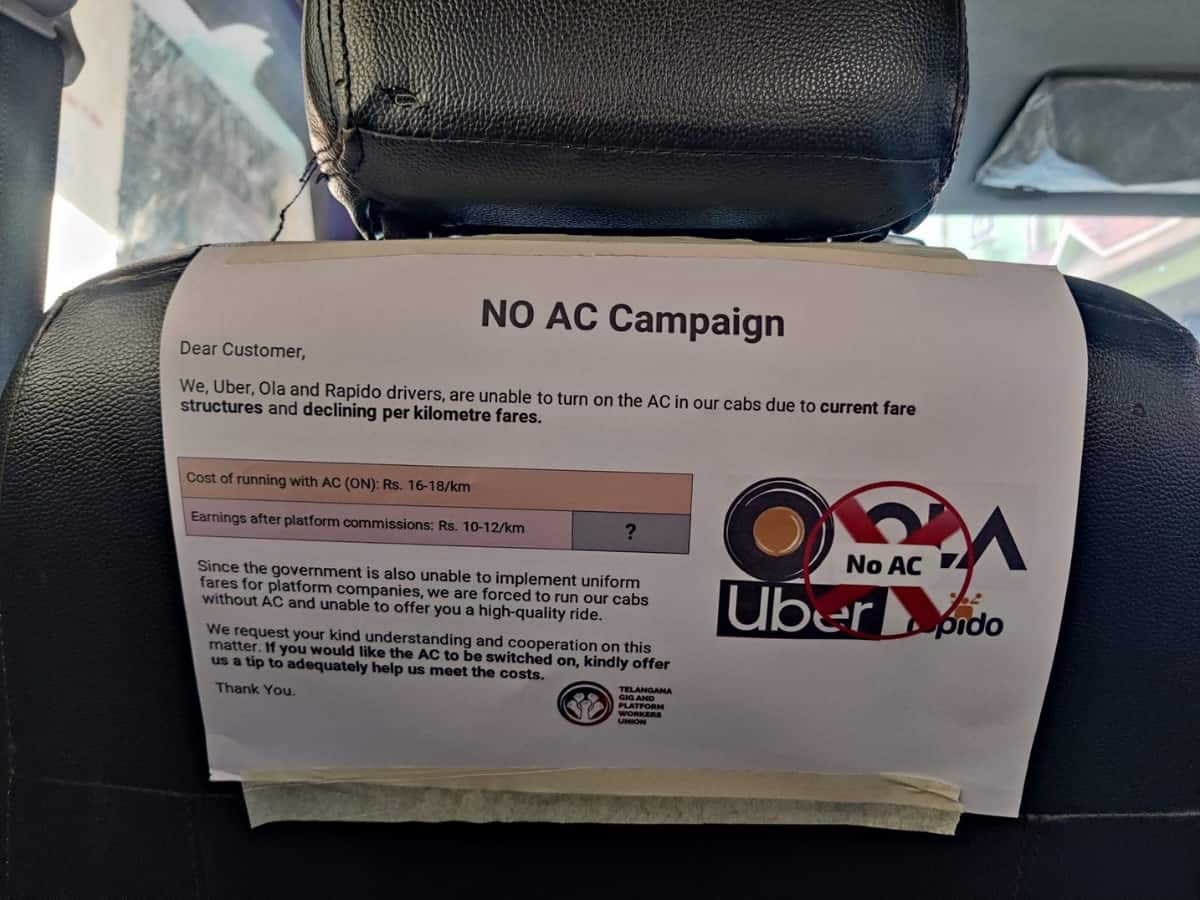 'Pay extra for AC': Telangana cabbies announce new campaign this summer