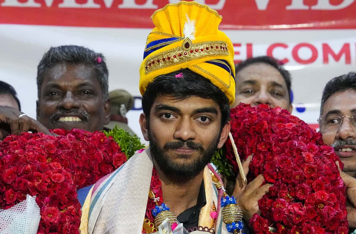 Dommaraju Gukesh in Chennai