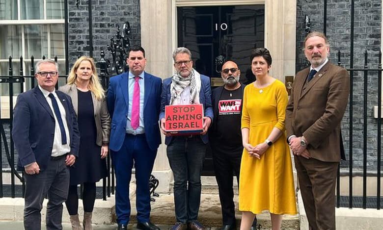 Nearly 70K people sign petition urges UK govt to stop arms sales to Israel