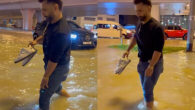 Dubai Rains: Rahul Vaidya faces flooding streets, video goes viral