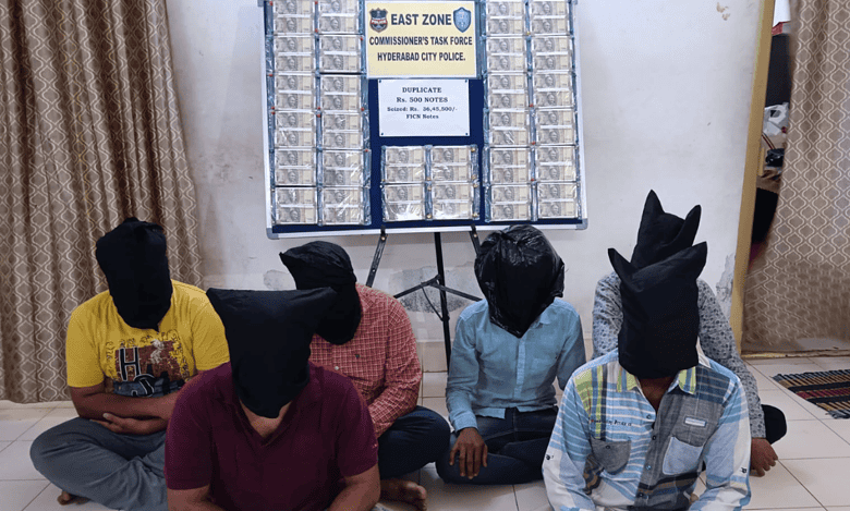 Hyderabad: Police bust counterfeit currency racket, 6 arrested