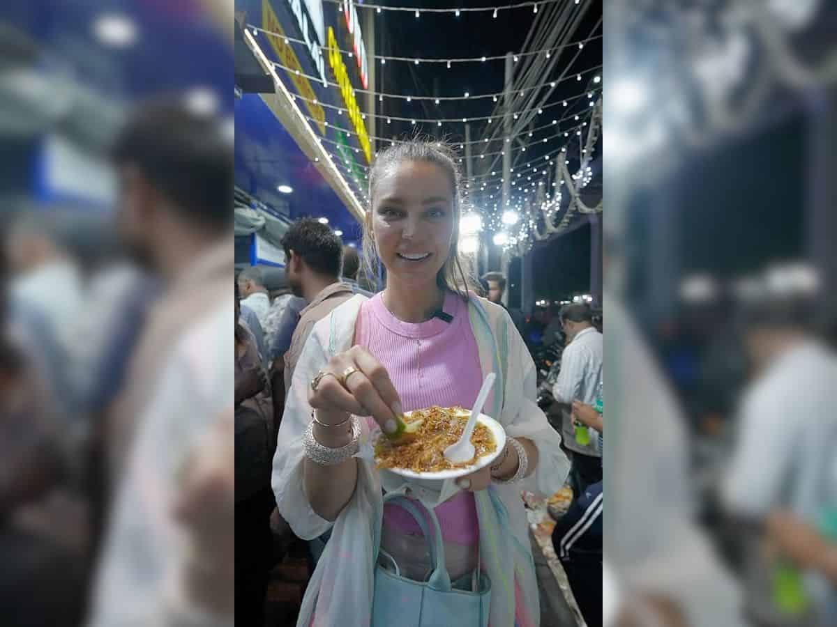 Watch: Australian chef Sarah Todd tries Beef Haleem in Hyderabad