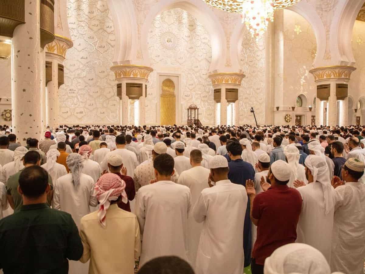 UAE: 70K people pray at Sheikh Zayed Grand Mosque on 27th night of Ramzan