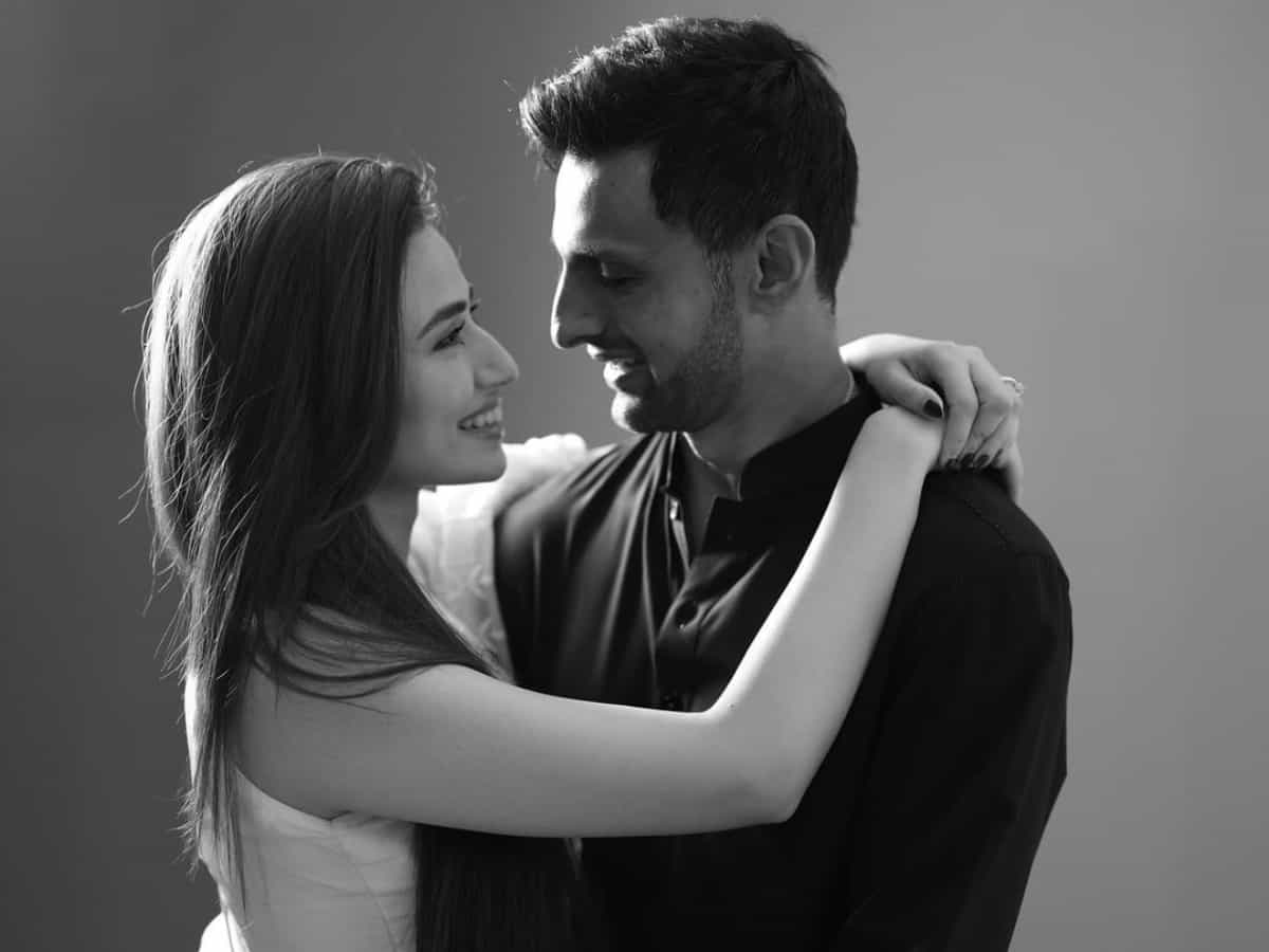 Shoaib Malik and Sana Javed celebrate their first Eid together