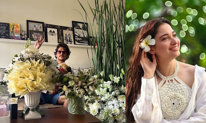 Vijay Varma gets birthday flowers on April Fool's Day
