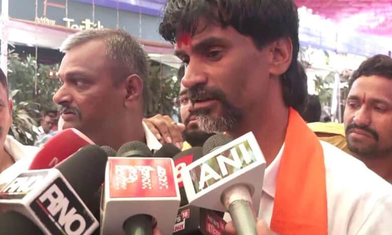 Maratha activist Manoj Jarange