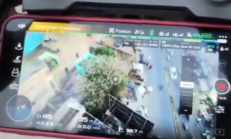 Drone fottage of Ranchi Police