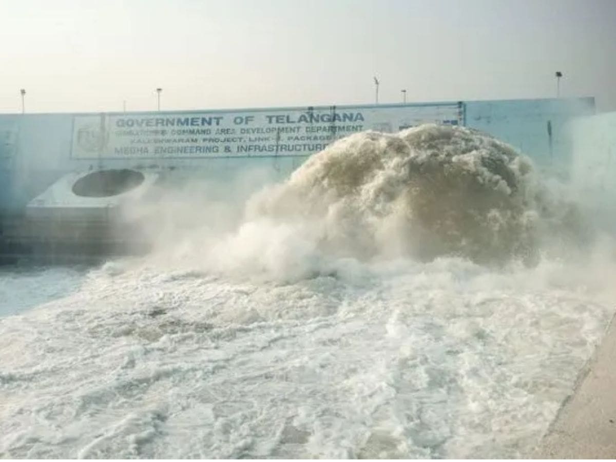 Telangana farmer woes: Water released from Gayatri Bahubali pump house