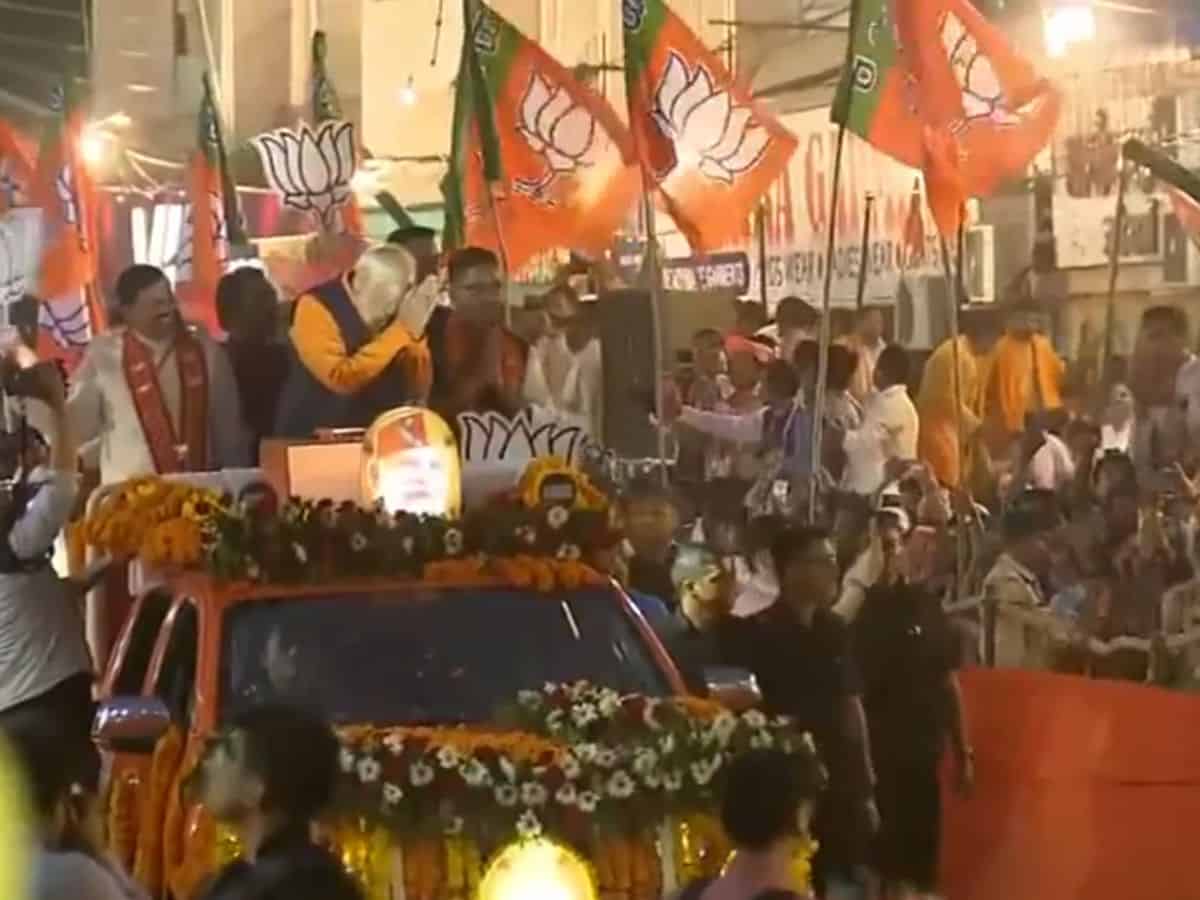 PM Modi launches Lok Sabha campaign in MP with Jabalpur roadshow