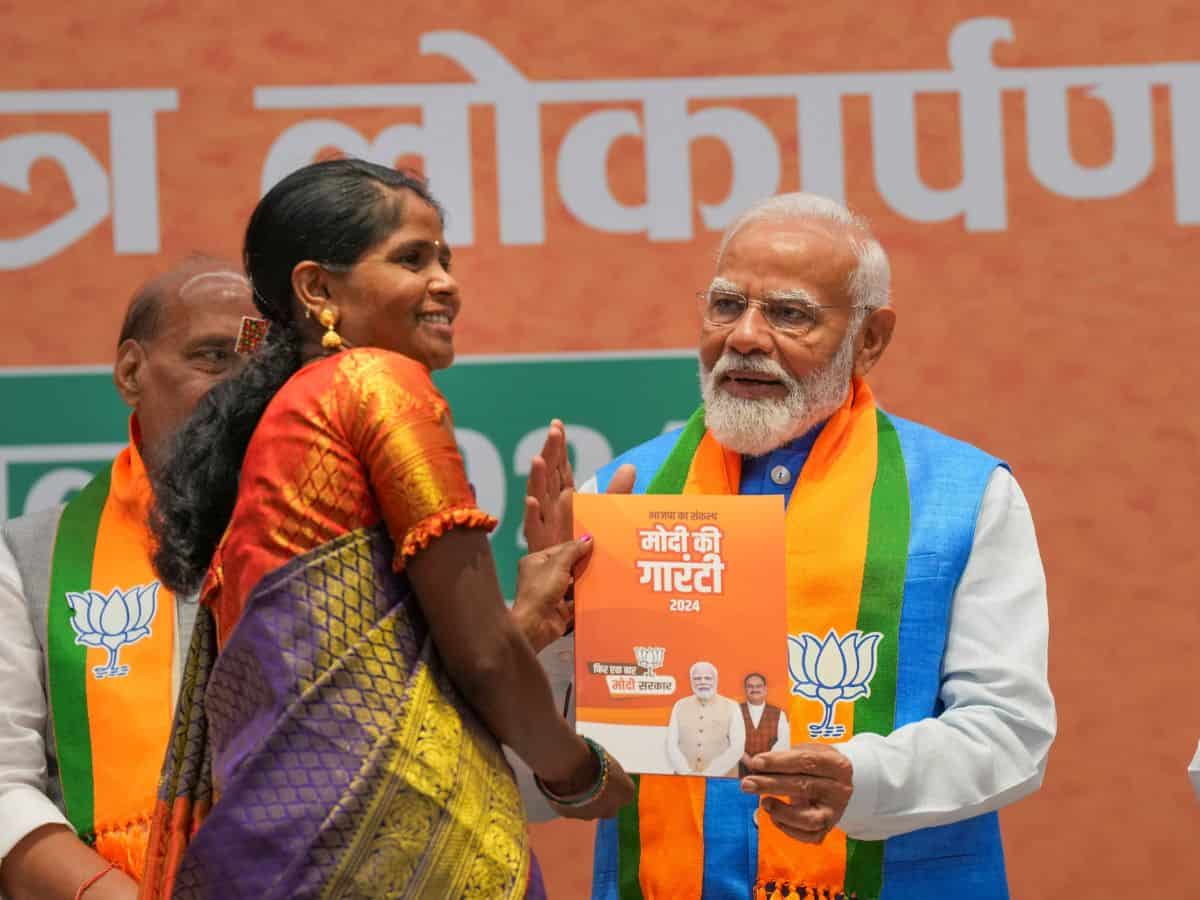 BJP's Sankalp Patra promises to promote Tamil language globally