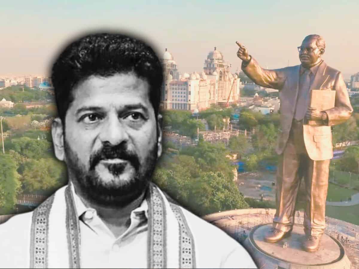 Telangana CM Revanth Reddy slammed for 'not honouring' Ambedkar