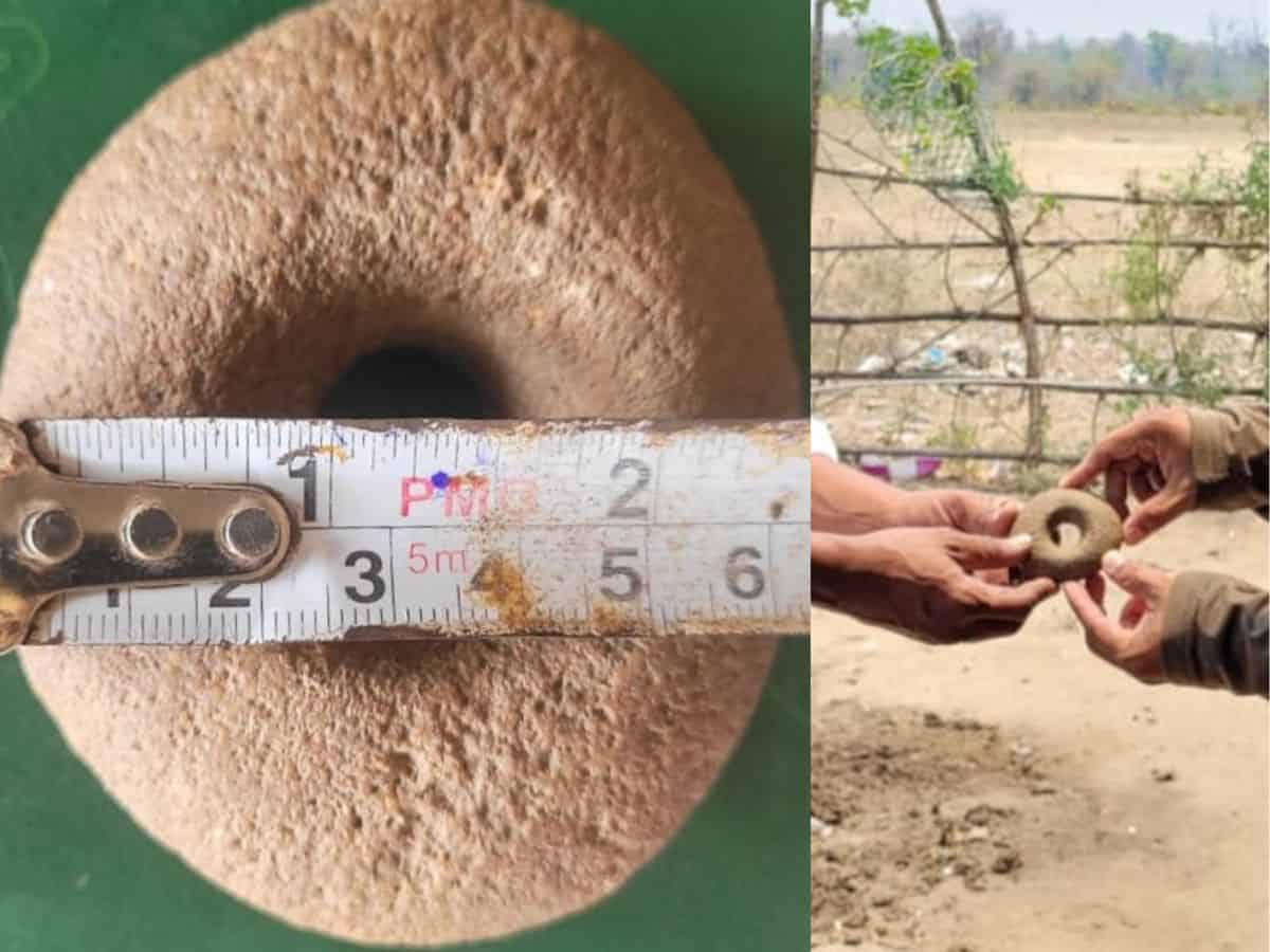 Archaeology enthusiasts have discovered a six thousand years old Neolithic stone ring in Bhupathipur village of Eturunagaram mandal in Mulugu district.
