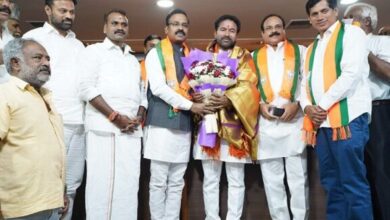 Sitting Peddapalli MP Venkatesh Neta joins BJP