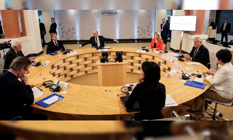 G7 foreign ministers meet meet