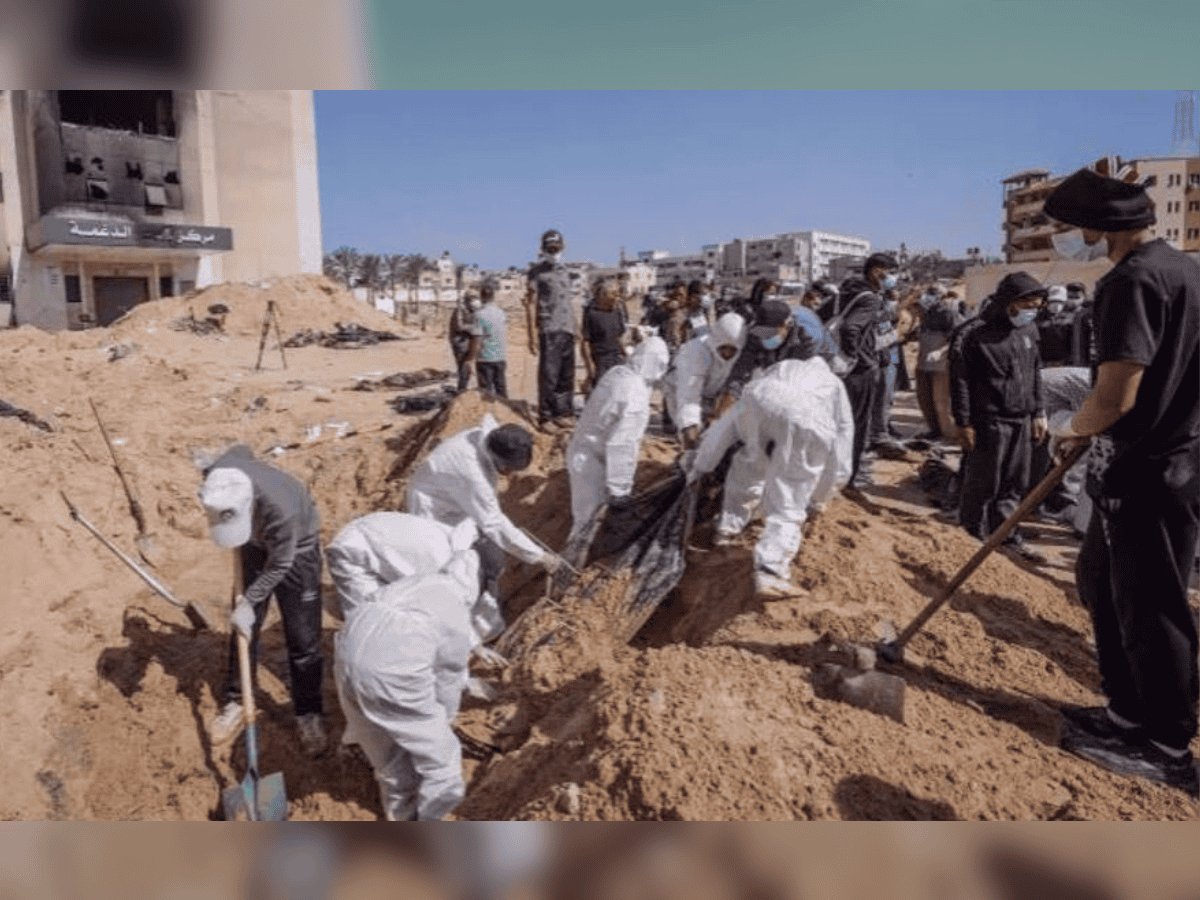 Mass grave in Gaza