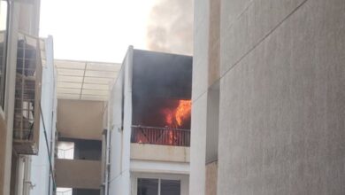 Fire breaks out at apartment in Secunderabad