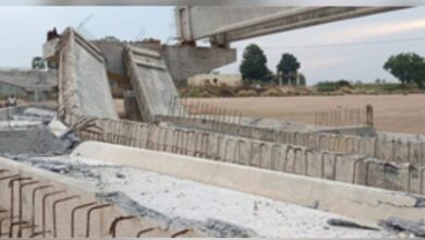 Under-construction bridge collapses in Telangana's Peddapalli