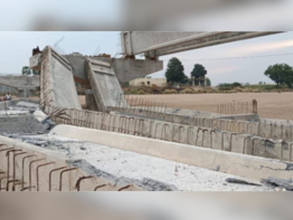 Under-construction bridge collapses in Telangana's Peddapalli