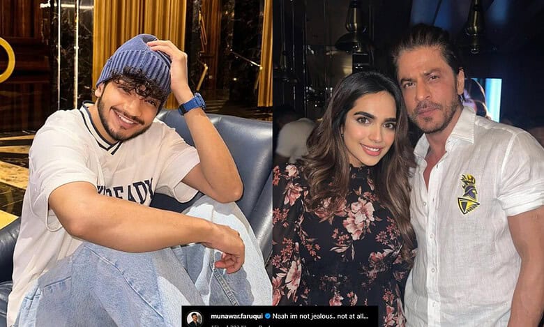 Munawar Faruqui's rumoured girlfriend's pic with SRK goes viral