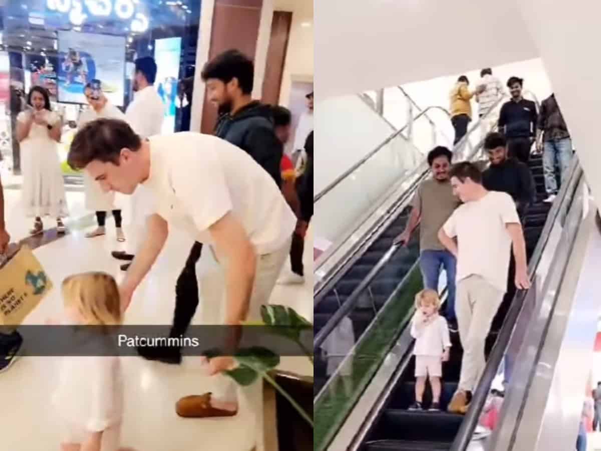 Trending video: Pat Cummins spotted at Inorbit Mall, Hyderabad