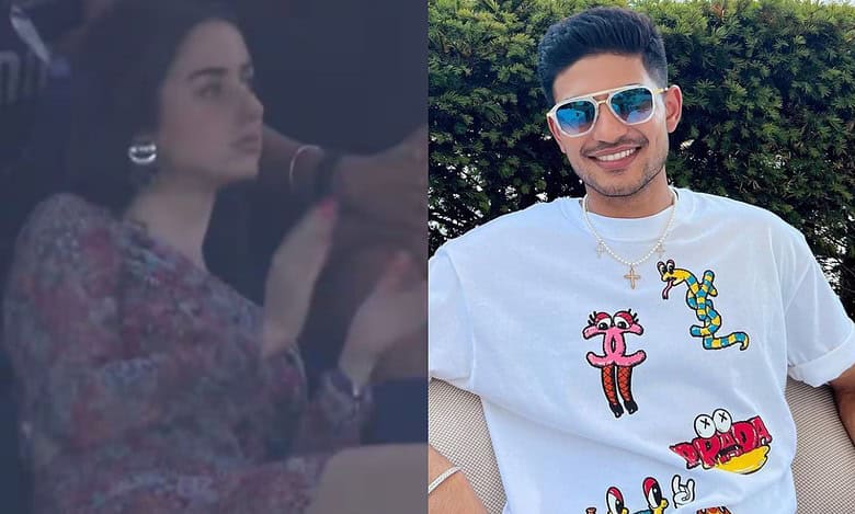 Shubman Gill's reaction to cute female fan in stadium goes viral