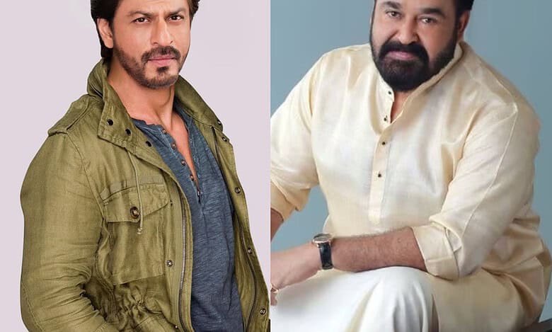 Mohanlal invites SRK for a 'Zinda Banda' session; 'your place or mine?' asks SRK