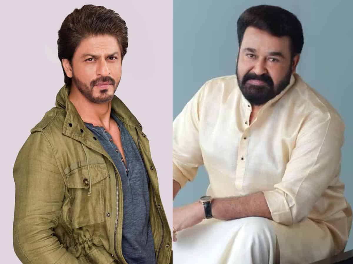 Mohanlal invites SRK for a 'Zinda Banda' session; 'your place or mine?' asks SRK