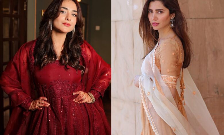 Get Eid outfit inspiration from Yumna Zaidi and Mahira Khan
