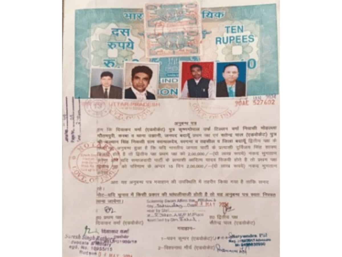 2 lawyers bet on favourite candidates, sign affidavit