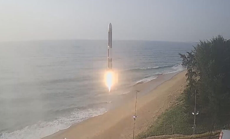 IIT Madras' startup Agnikul launches world's 1st rocket with fully 3D-printed engine