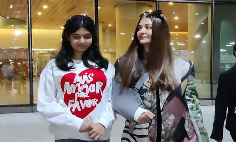 Aishwarya Rai Bachchan, daughter Aaradhya return to Mumbai from Cannes