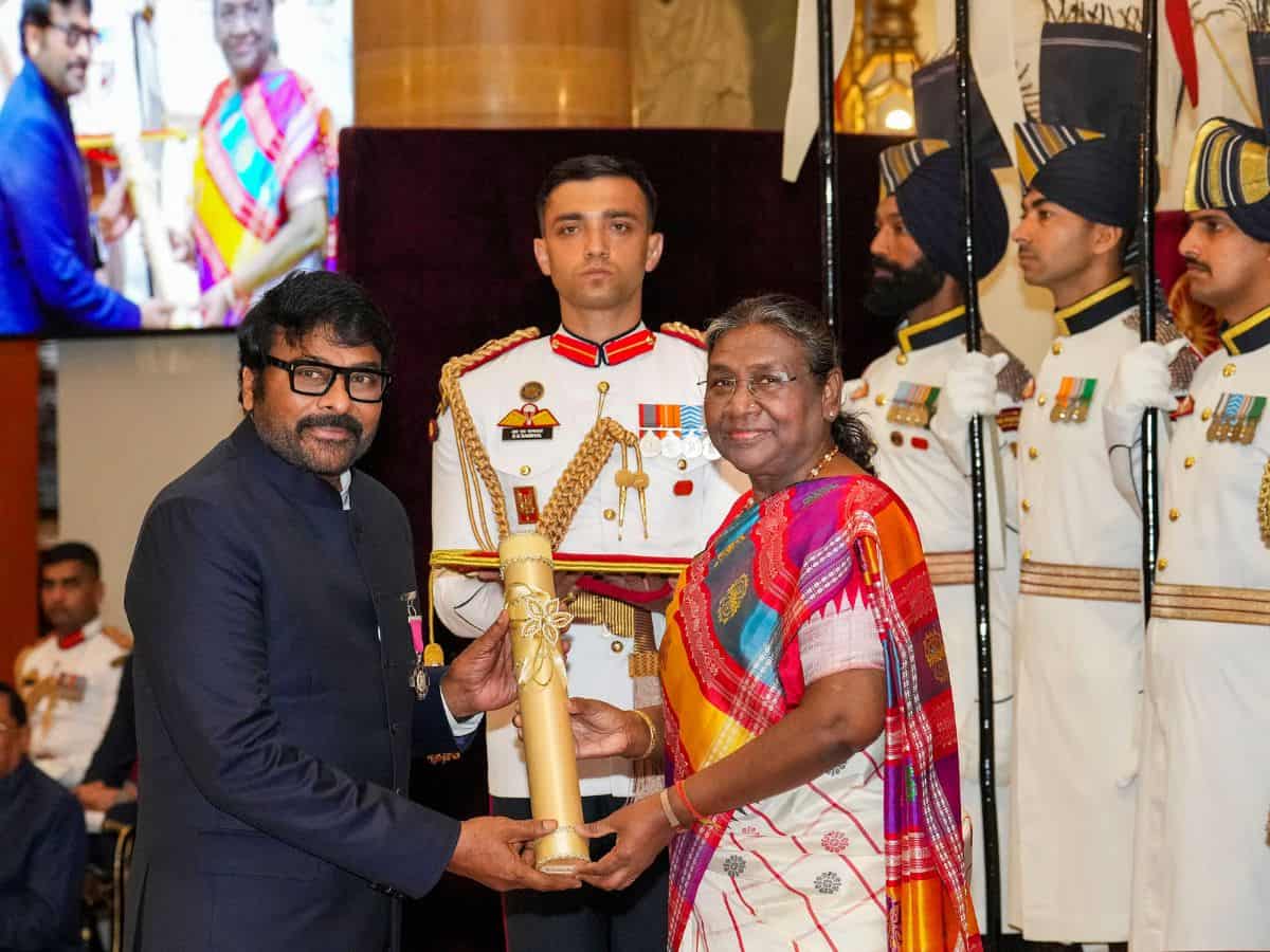 Vyjayanthimala, Chiranjeevi, late Justice M Fathima Beevi conferred Padma awards