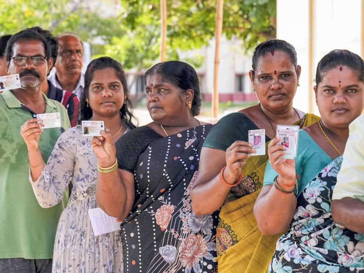 AP records 55.49% voter turnout in LS, Assembly polls till 3 pm