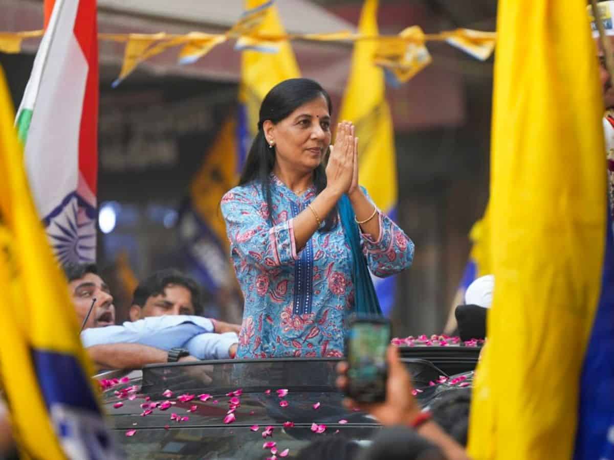 Delhi CM Arvind Kejriwal's wife Sunita Kejriwal
