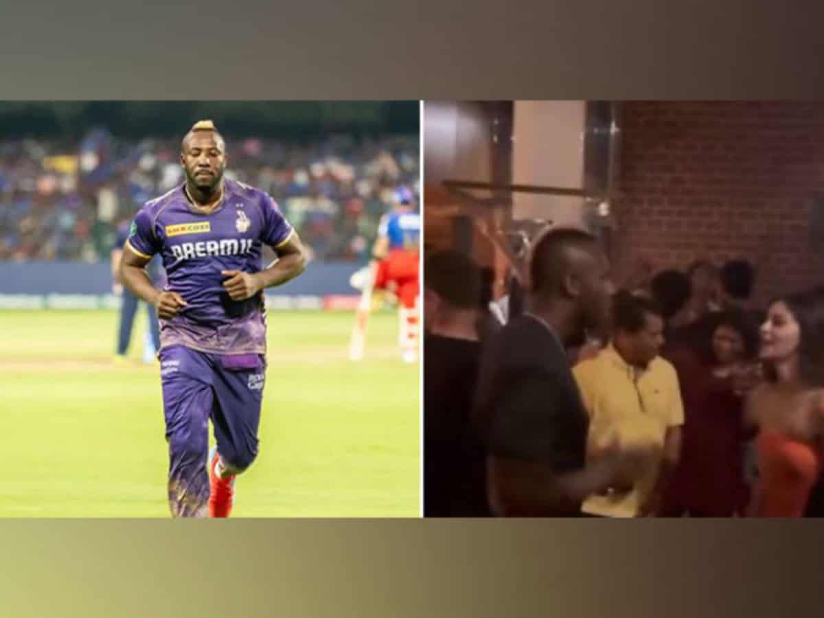 Andre Russell grooves to SRK's 'Lutt Putt Gaya' with Ananya Panday post IPL big win