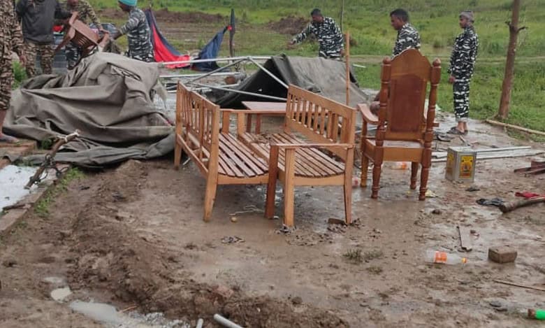 Heavy rain & Strom in Manipur.