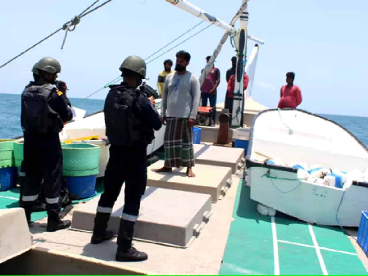 Iranian boat intercepted off Kerala coast, six Indian fishermen held