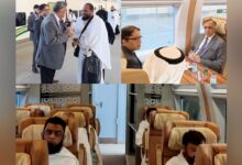 Historical: Indian Hajis take high-speed train from Jeddah to Makkah