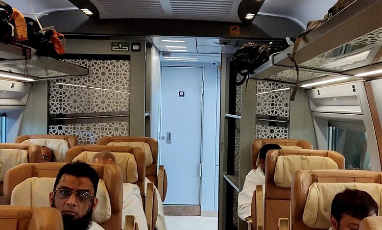 History scripted: Indian Hajis travel in high-speed train from today