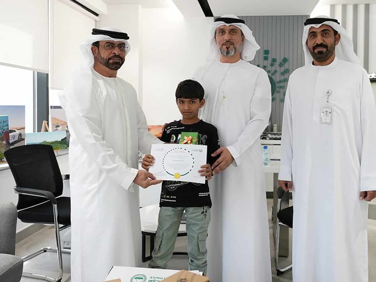 Dubai: Indian boy honoured by police for returning lost watch