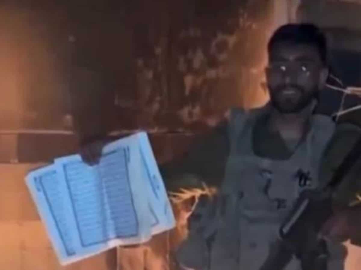 Israeli soldier tosses copy of Quran into fire in Gaza, sparks outrage