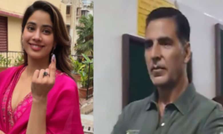 Bollywood actors Janhvi Kapoor and Akshay Kumar- IANS