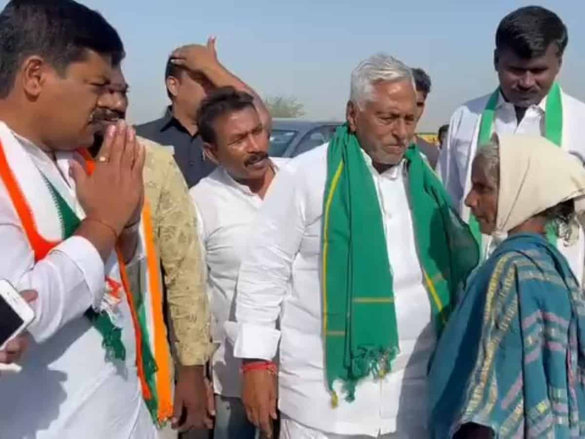 Telangana: Congress candidate Jeevan Reddy slaps woman