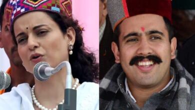 Celebrity Kangana vs 'royal' Vikramaditya on Himachal's Mandi seat