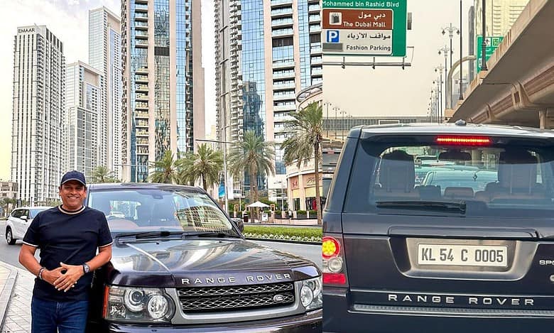 Video: Businessman parks Kerala-registered Range Rover outside Burj Khalifa