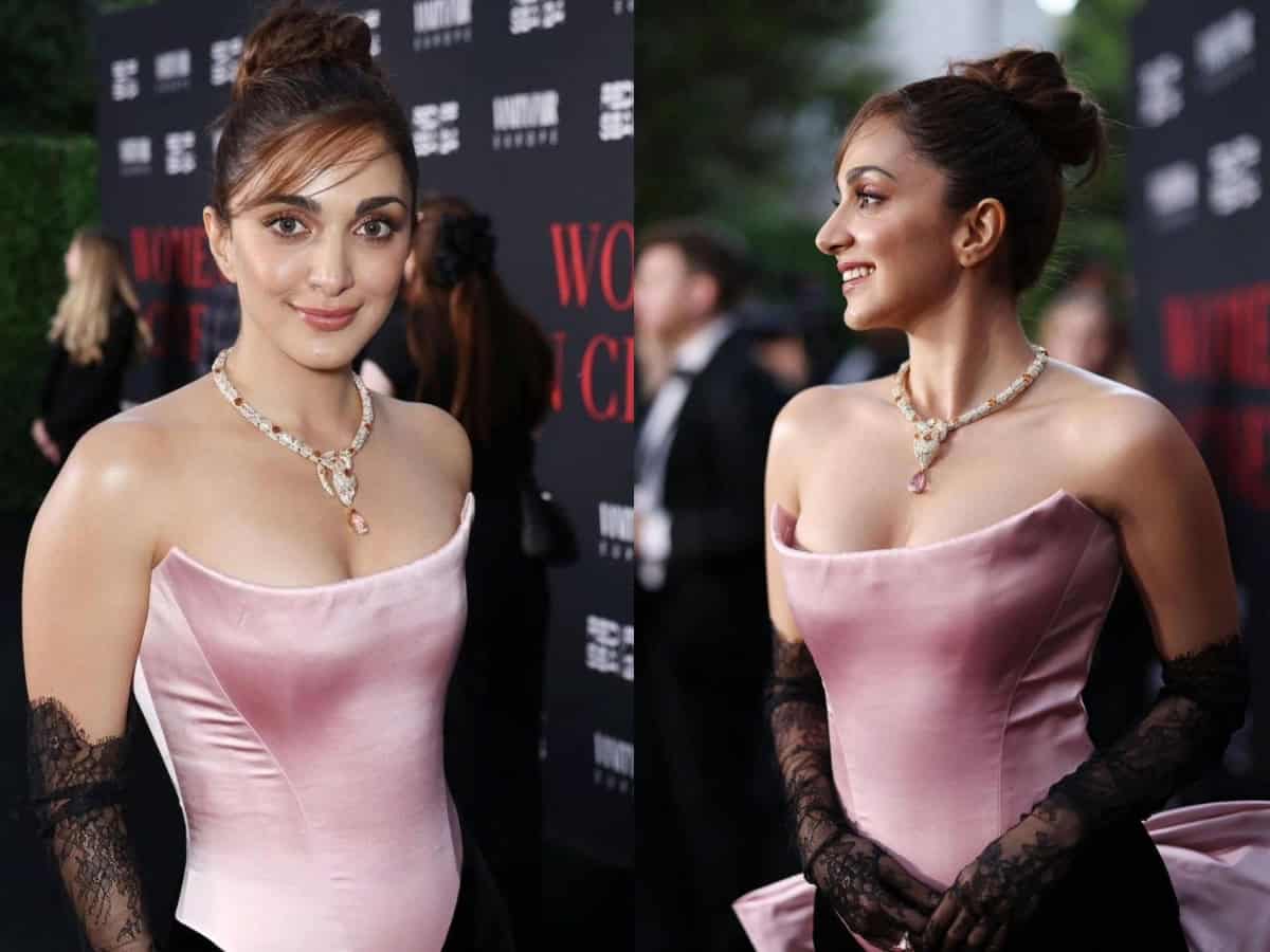 Kiara Advani dazzles in pink-black corset gown at Cannes Women in Cinema Gala dinner