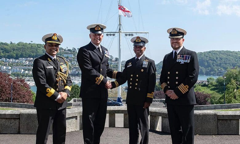Lt Cdr N Dinesh Anand, #IndianNavy, joins Britannia Royal Naval College